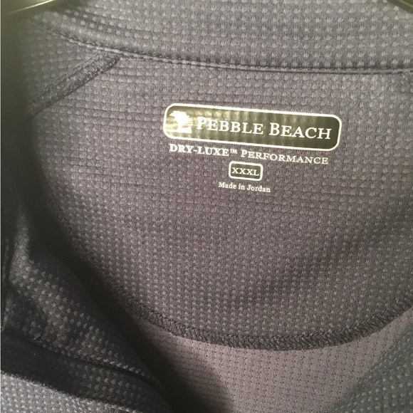 Pebble Beach men’s 1/4 zip pull over. Size XXXL light purple/gray. - Picture 2 of 7